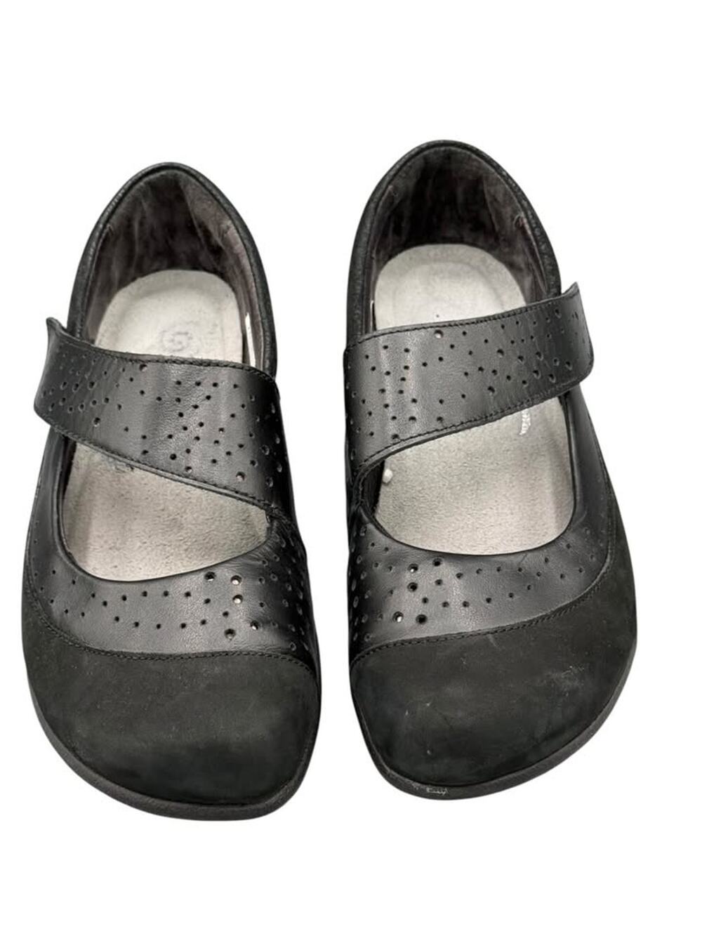 Naot Mary Jane Shoes Women’s 7 EU 38 Black Leather Comfort Walking Flats